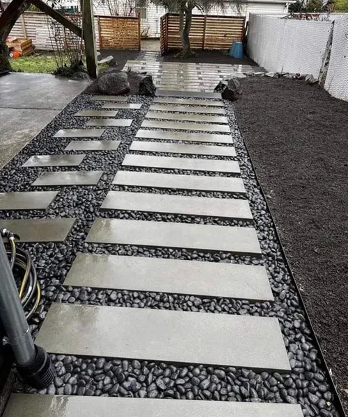 Walkway Paver Installation in Mercer Island 